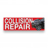 Collision Repair Vinyl Banner 8 Feet Wide by 2.5 Feet Tall