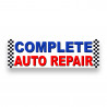 Complete AUTO Repair Vinyl Banner 8 Feet Wide by 2.5 Feet Tall