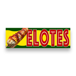 ELOTES Vinyl Banner 8 Feet Wide by 2.5 Feet Tall